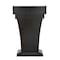 Adiroffice Wood Stand-Up Podium Lectern with Drawer, Black ADI661-012-BLK - alternate 9